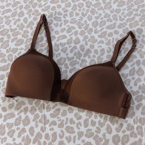 Chocolate wireless bra by Lively in 34B.